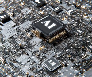 Cérebro digital e rede neural representando modelos de inteligência artificial Gemini e GPT